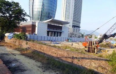 Bãi đổ xe ngầm cũng đe dọa di tích