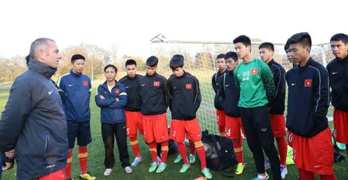 U19 Việt Nam tập huấn tại châu Âu