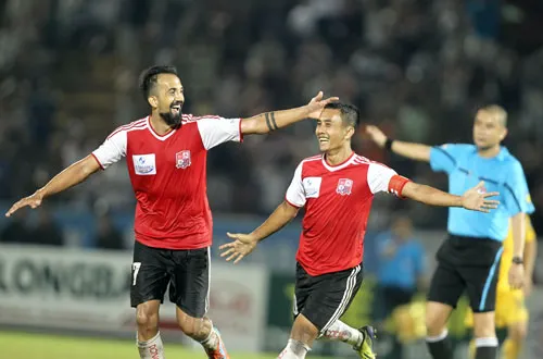 Trận thắng 8-0 của Đồng Nai trước Thanh Hóa lọt vào những trận đấu có tỷ số thắng đậm nhất lịch sử V-League. Ảnh: DŨNG PHƯƠNG