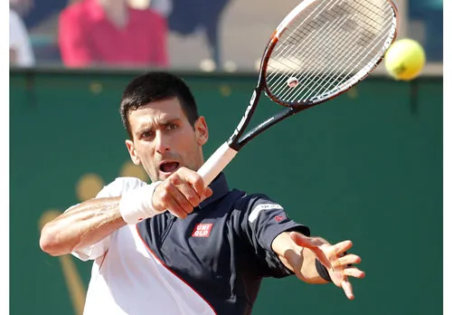 Novak Djokovic, đương kim vô địch Monte Carlo Masters. Ảnh: AP