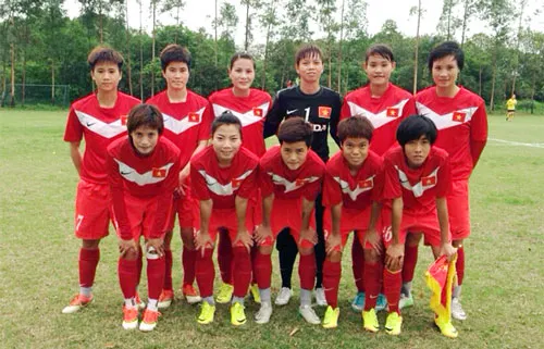 Tuyển nữ Việt Nam được hứa hẹn nhiều điều cho giấc mơ World Cup nhưng thực tế trong chuyến tập huấn tại Trung Quốc thì lại khác xa hoàn toàn. Ảnh: VFF