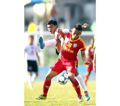 HV An Giang đã tìm được chiến thắng đầu tay và trận thắng này sẽ giúp đội bóng dễ “tìm thấy ông bầu” của mình hơn. Ảnh: Dũng Phương