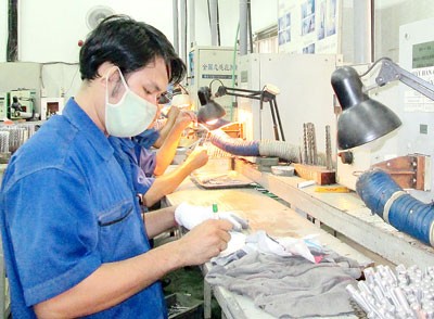 Unika Vietnam’s factory at the Tan Thuan Export Processing Zone in Ho Chi Minh City (Photo: SGGP)