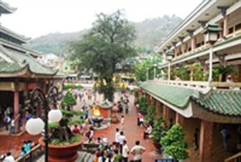 A view of the Ba Chua Xu Temple (Photo: SGGP)