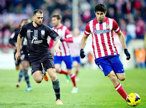 Atletico Madrid (phải) tràn đầy tự tin để du hành đến Levante.