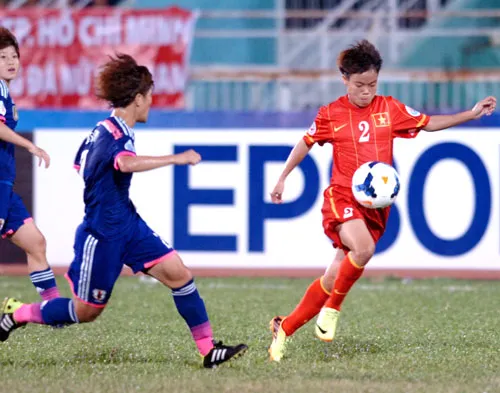 Hậu vệ Nguyễn Thị Xuyến (2-Việt Nam). Ảnh: Nguyễn Nhân