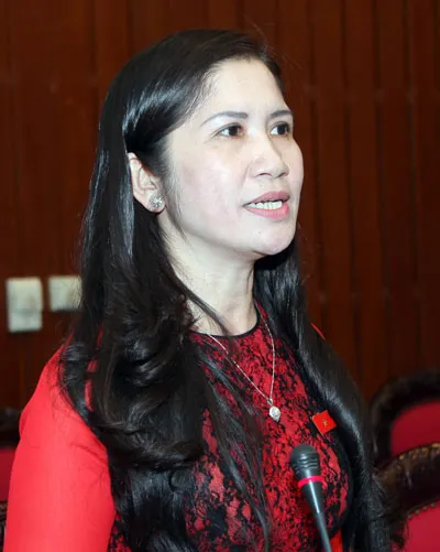 ĐB Tôn Thị Ngọc Hạnh. Ảnh: Lã Anh