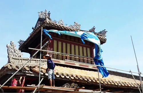 Đã phục hồi di tích Phu Văn Lâu