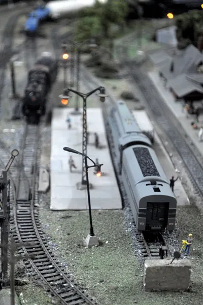 Độc đáo mô hình tàu lửa