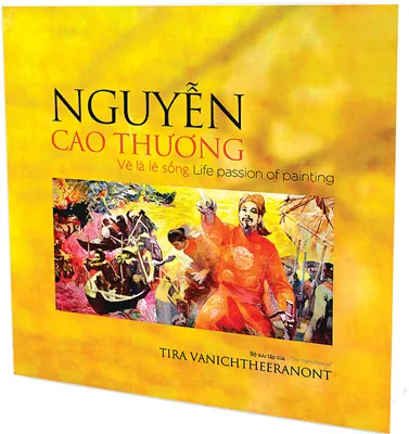 Bìa sách Nguyễn Cao Thương - Vẽ là lẽ sống.