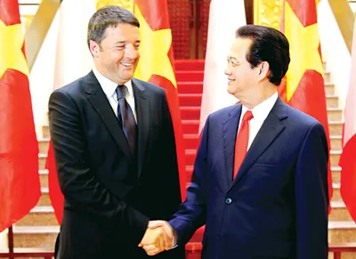 Italia ủng hộ giải quyết tranh chấp ở biển Đông theo luật pháp quốc tế