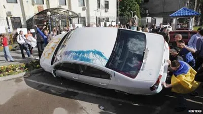 Nga, Mỹ lên án vụ tấn công Đại sứ quán Nga tại Kiev