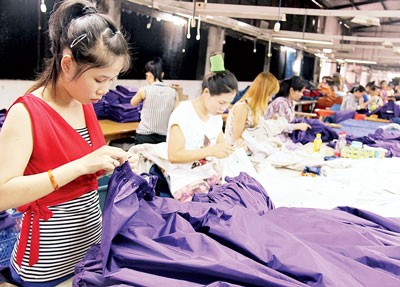 A foreign invested garment company in Viet Huong Industrial Zone, Binh Duong (Photo: SGGP)