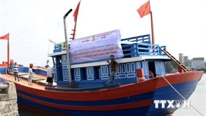 A Vietnamese fishing vessel (Source: VNA)