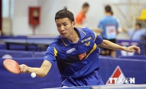Vietnamese player Dinh Quang Linh (Photo:VNA)