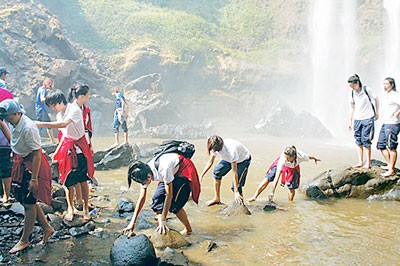 A waterfall in Dak Nong Province (Photo: Sggp)