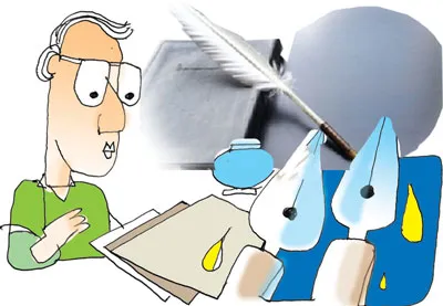 Bút mực buồn thiu