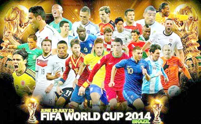 Các đội tuyển tại VCK World Cup 2014 dưới sự tài trợ trang phục của 2 thương hiệu Adidas và Nike.