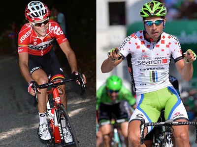 Tony Gallopin & Peter Sagan.