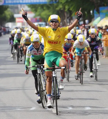 Nguyễn Thị Thật xuất sắc giành 5 chiến thắng liên tiếp trong 6 chặng. Ảnh: Hoàng Hùng