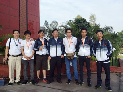Members of the Vietnamese team (Photo: SGGP)