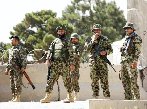 Quân đội Afghanistan tăng cường bảo vệ tại Học viện huấn luyện quân đội của Anh – Camp Qargha – thủ đô Kabul