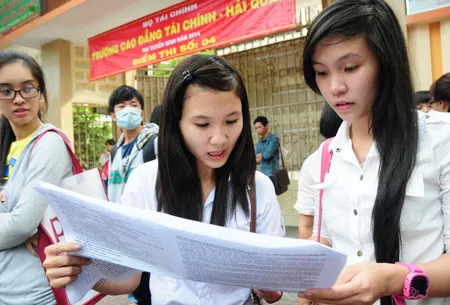 Bộ GD-ĐT công bố điểm sàn Kỳ thi tuyển sinh ĐH-CĐ 2014