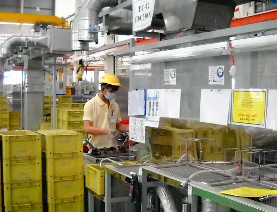 Nidec Tosok Corporation in Tan Thuan Export Processing Zone (Photo: SGGP)