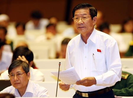 Deputy Ho Van Nam from Dong Nai Province. — VNA/VNS Photo Pham Kien