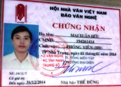 Quảng Bình: Lập biên bản đối tượng mạo danh nhà báo