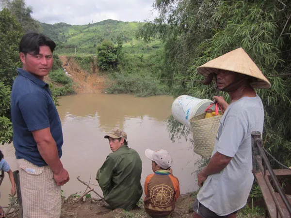 Đắk Lắk: Đu dây qua sông, một người dân tử vong