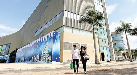 Trade centers are colorfully decorated(Photo:SGGP)