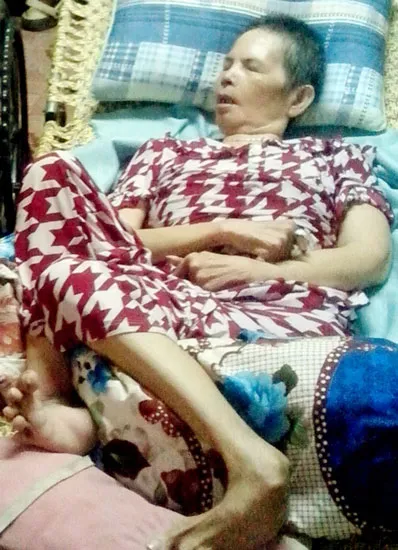 Chồng bị tâm thần, vợ bị tai biến