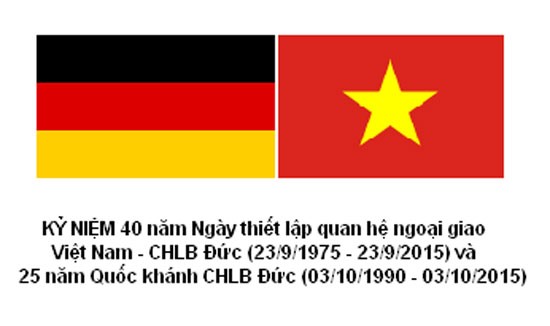 The 40th anniversary of establishment of the diplomatic relations between Vietnam and Germany (September 23rd, 1975 and 2015)