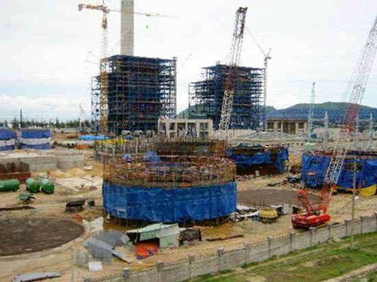 Construction of Formosa Ha Tinh Steel Plant. (Photo: SGGP)