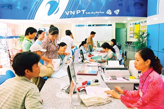 Inside a VNPT’s office in HCMC (Photo: SGGP)