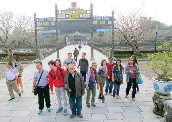 Di sản Huế hút khách dịp Tết Dương lịch