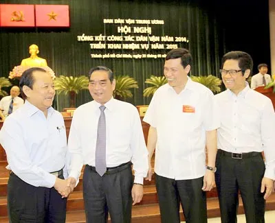 Thường trực Ban Bí thư Lê Hồng Anh: Cán bộ dân vận phải tham mưu giải quyết bức xúc trong dân