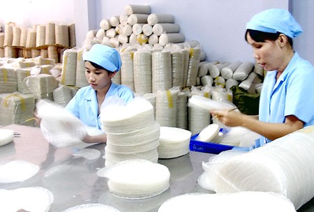 Vietnamese banh trang product has been exported to many countries all over the world - Photo: SGGP