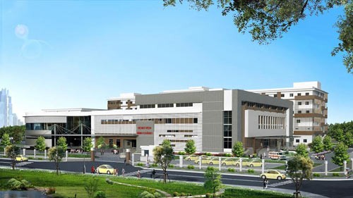 An artist impression of Binh Chanh Hospital (Photo: SGGP)