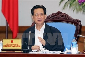 Prime Minister Nguyen Tan Dung at the meeting (Photo: VNA)