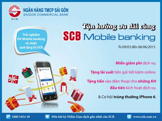 SCB cung cấp dịch vụ “ngân hàng bỏ túi”
