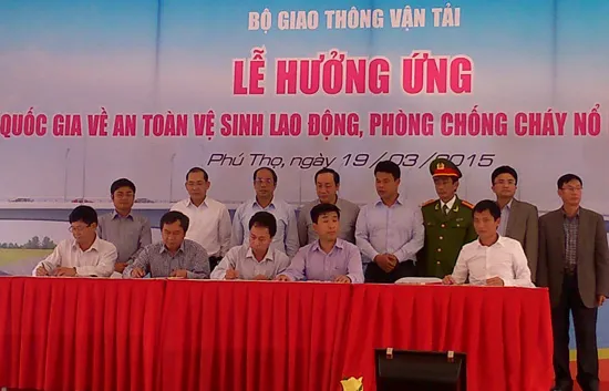 An toàn lao động phải là một tiêu chí đánh giá chất lượng công trình giao thông