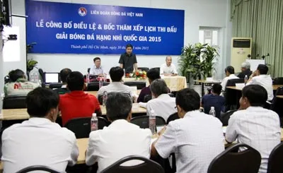 Công bố và bốc thăm xếp lịch giải hạng Nhì quốc gia 2015: Trẻ Đồng Nai suýt bỏ cuộc ảnh 1