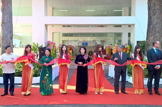 At the opening ceremony (Photo: SGGP)