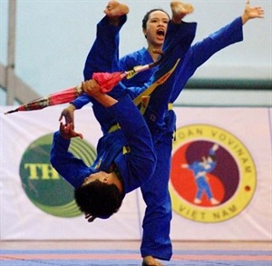 Vovinam, a unique Vietnamese martial arts form, will be featured in a Hollywood action film to be shot by the end of this year (Photo: VNA)