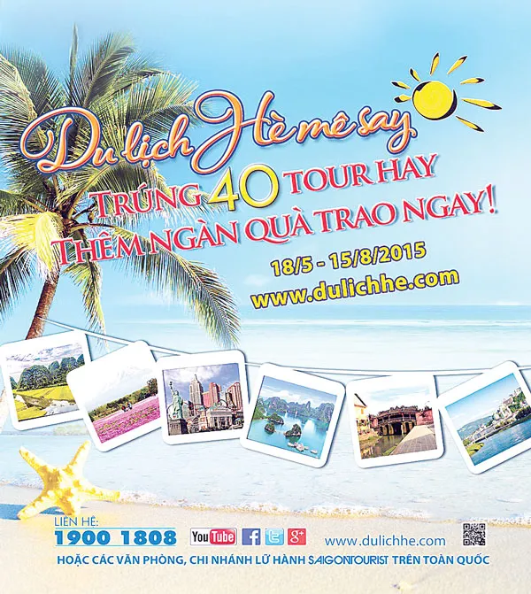 Cùng Saigontourist du lịch hè mê say