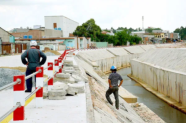 Thất vọng với công trình cải tạo kênh Ba Bò