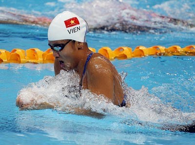 Vietnamese young talent athlete Nguyen Thi Anh Vien. (Ảnh: Dũng Phương)