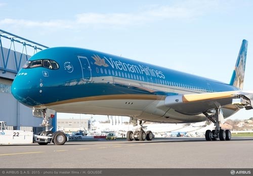 Vietnam Airlines has to cancel domestic flights because of bad weather. (Photo:SGGP)